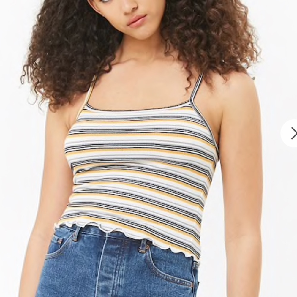Striped Crop Cami